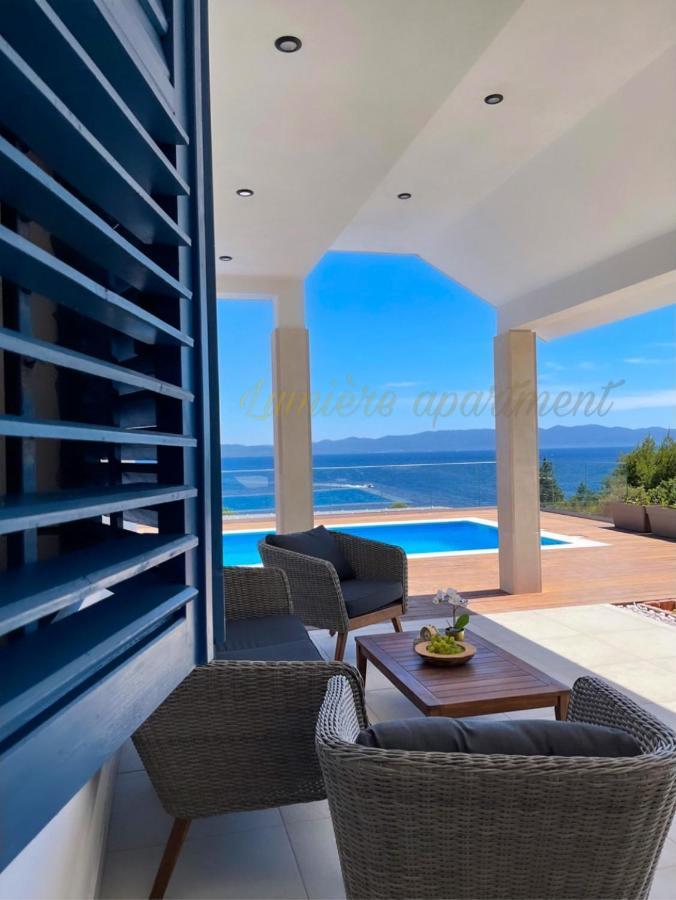 Seaview Pool Apartment-Lumiere, Island Hvar-Gdinj Exterior foto